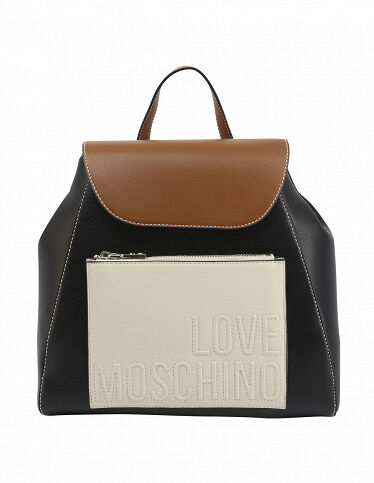 Love Moschino Rucksack multicolor, beige/schwarz/weiss