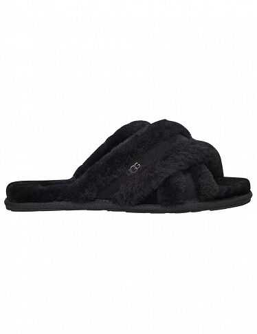 UGG Fell-Pantoffeln «Scuffita», schwarz