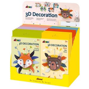 AVENIR - Display 3D Dekoration 6x3ass (18er Set)