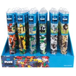 Divers PLUS-PLUS - Display 100 Kreativ Bausteine Zoo 6x4ass