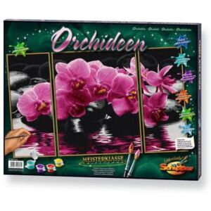 Dickie Toys Simba Dickie - Malen nach Zahlen - Orchideen (Triptychon)