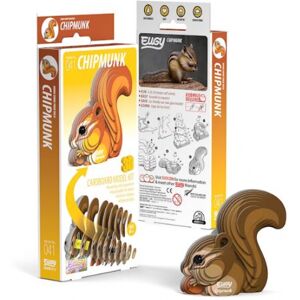 Divers EUGY - 3D Bastelset Eichhörnchen (6er Set)