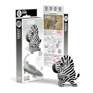 Divers EUGY - 3D Bastelset Zebra (6er Set)