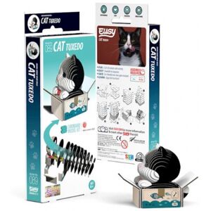 Divers EUGY - 3D Bastelset Tuxedo-Katze (6er Set)