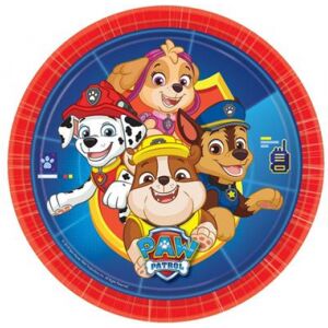 Divers Amscan Europe - 8 Teller Paw Patrol rund Papier 23 cm