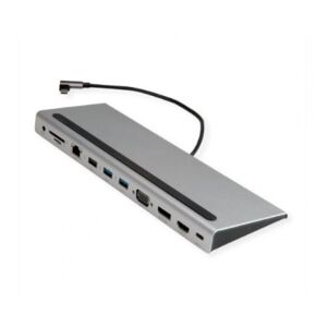 Value USB 3.2 Gen2 Dockingstation Multiport, silber