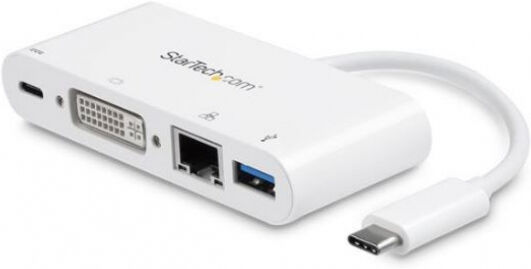 StarTech.com Startech DKT30CDVPD - USB-C Multiport Adapter für Laptops - Stromversorgung - DVI - GbE - USB 3.0