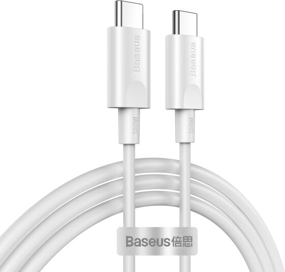 Divers Baseus - Fast Charging Cable TypeC [100W], 1.5m - white