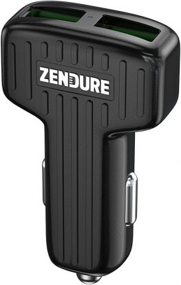 Divers Zendure - 2-Port Car Charger with QC 3.0 30W - black