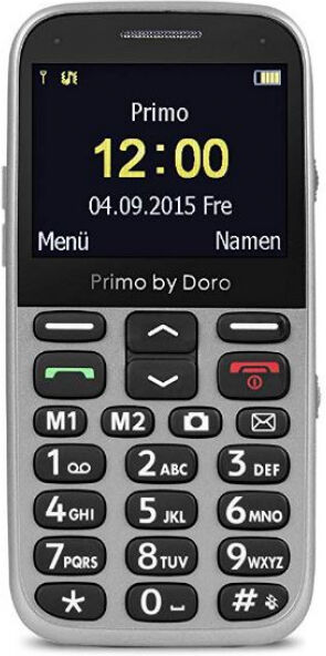 Doro Primo 366 - Grosstasten-Handy - Silber