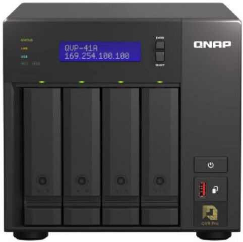 QNAP QVP-41A - 4-Bay Netzwerküberwachungsserver