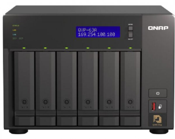 QNAP QVP-61A - 6-Bay Netzwerküberwachungsserver