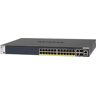 Netgear ProSAFE M4300 Rackmount Gigabit Managed Switch, 26x RJ-45, 2x SFP+, 480W PoE+