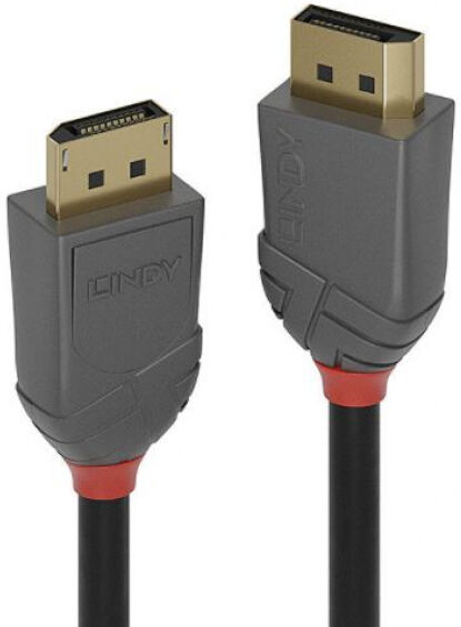 Lindy 36486 - DisplayPort 1.2 Kabel, Anthra Line - 10m