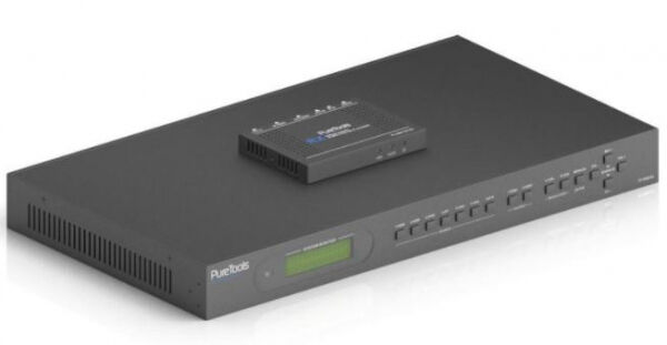 PureLink PureTools PT-PMS-62 - 6x2 4K Multiformat HDBaseT Presentation Matrix Switcher mit Scaler Set