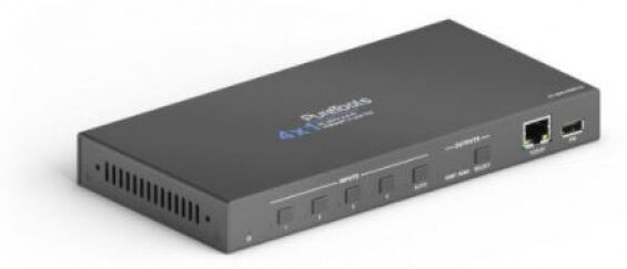 PureLink PureTools PT-SW-HDBT41 - 4x1 4K HDBaseT In and Out Switcher