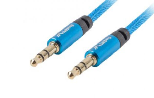 Lanberg CA-MJMJ-10CU-0010-BL - 3.5mm Audiokabel Premium - 1m