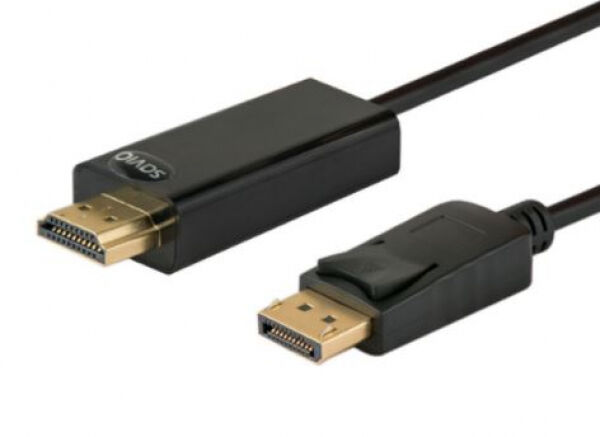 Savio CL-56 - Displayport zu HDMI 1.4 Kabel - 1.5m