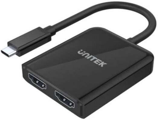 Unitek V1408A - 4K 60Hz USB-C to Dual HDMI 2.0 Adapter with MST Dual Monitor