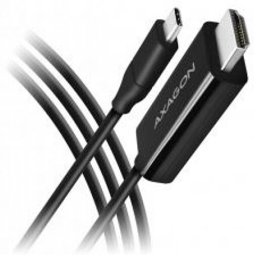 Axagon RVC-HI14C - USB-C auf HDMI 1.4 Kabel 1,8 m 4K/30Hz - schwarz