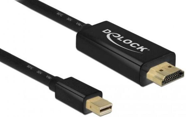 DeLock 83992 - Passives mini DisplayPort 1.1 zu HDMI Kabel - 0.5 m