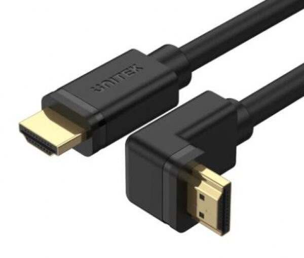 Unitek Y-C1008 - 4K 60Hz High Speed HDMI Right Angle 270 Grad Cable - 2m