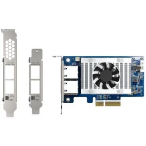 QNAP QXG-10G2T-X710 - 2-Port 10 Gigabit Netzwerkkarte PCI Gen3 x4