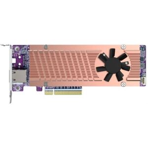 QNAP QM2-2P410G1T QM2 Card - 2xPCIe 2280 M.2 SSD slots PCIe Gen4x8 Controller