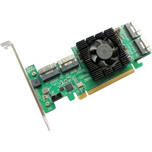 Highpoint Rocket 1580 8x U.2 Port to PCIe 4.0 x16 NVMe HBA Controller