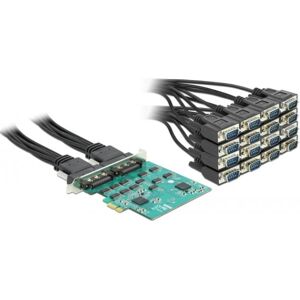 DeLock 90501 - PCI Express Karte zu 16 x Seriell RS-232 High Speed ESD Schutz