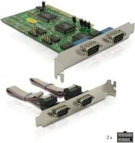 DeLock 89046 - PCI Karte 4x Seriell