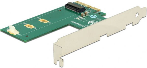 DeLock 89561 - PCI Express x4 Karte > 1 x intern NVMe M.2 Key M - Querformat