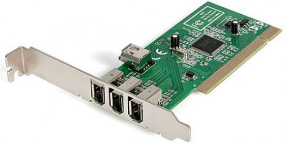 StarTech.com Startech PCI1394MP - 4 Port 1394a FireWire PCI Schnittstellenkarte - 3x extern 1x intern