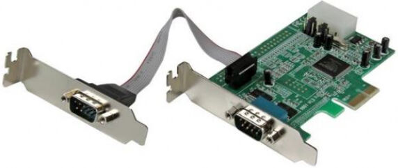 StarTech.com Startech PEX2S553LP - 2 Port Seriell RS232 PCI Express Low Profile Schnittstellenkarte mit 16550 UART