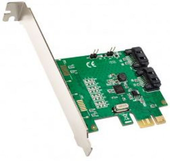 InLine 76696C - RAID-Controller PCIe x1 für 2x SATA 6G, inkl. LP-Slotblech