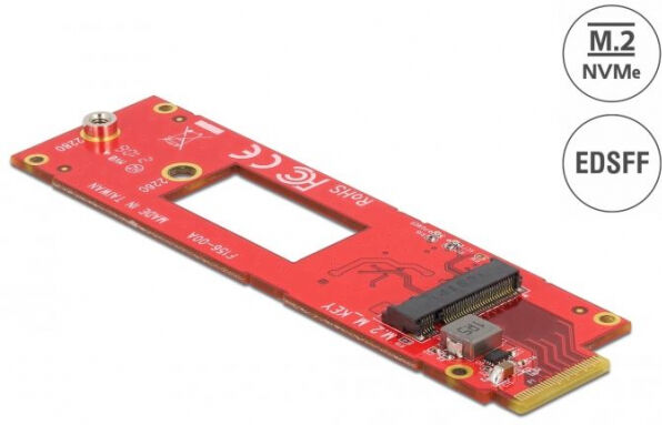 DeLock 63797 - Konverter EDSFF E1.S zu M.2 Key M Slot NVMe