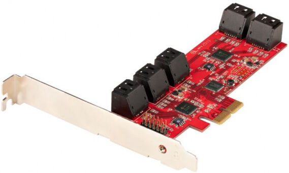 StarTech.com Startech 10P6G-PCIE-SATA-CARD - PCIe SATA Controller Karte - 10 Port SATA 3