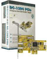 DawiControl DC-1394 - FireWire Controller - PCI-Express - Retail