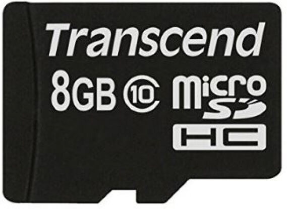 Transcend microSDHC-Card - 8GB - Class10