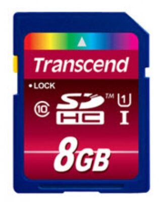 Transcend microSDHC Card UHS-I - 8GB