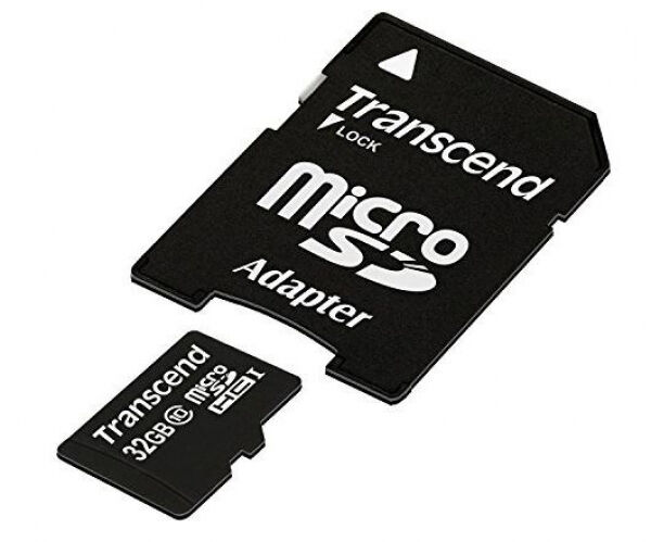 Transcend micro SDHC-Card - 32GB - Class10