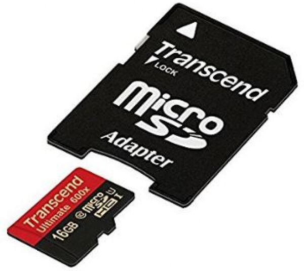 Transcend microSDHC-Card UHS-I - 16GB - Class 10