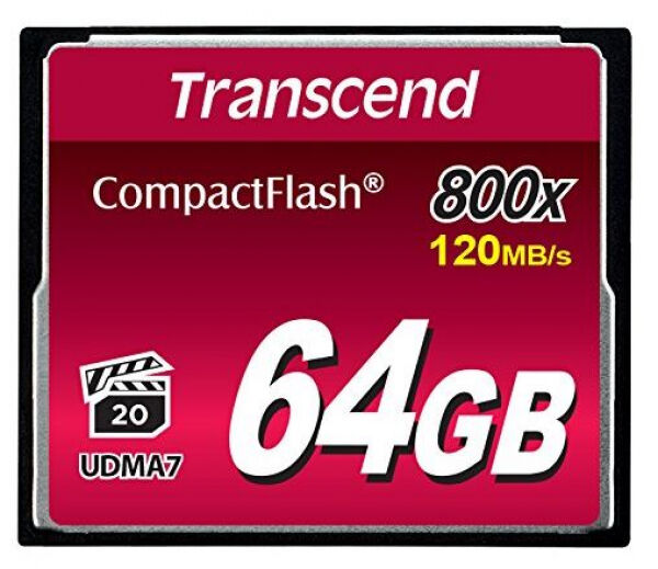 Transcend CompactFlash Card 800x - 64GB