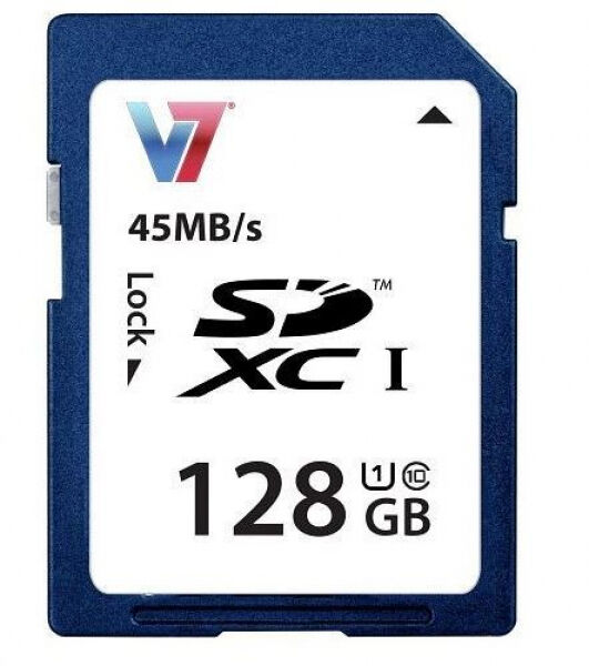 V7 SDXC-Card Class10 UHS-I - 128GB