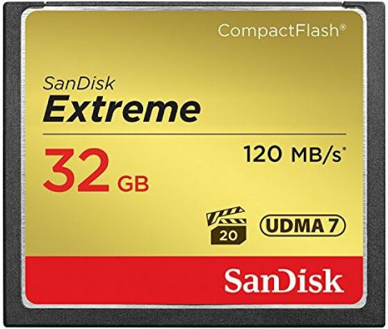 SanDisk Extreme Compact Flash Card - 32GB