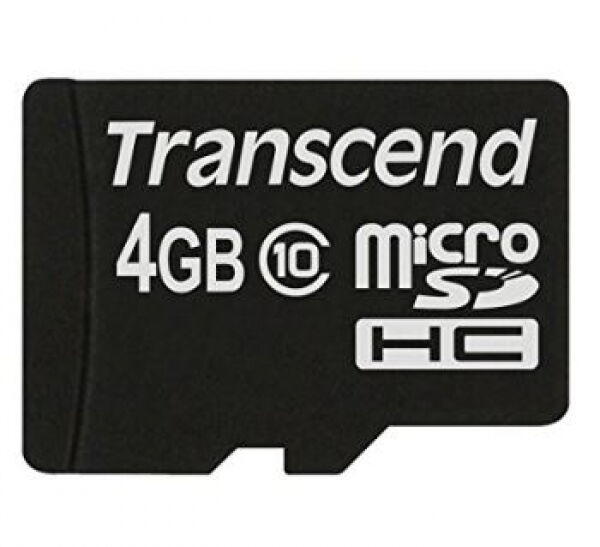 Transcend microSDHC-Card Class 10 - 4GB