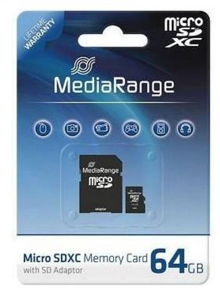 Mediarange microSDXC-Card Class10 - 64GB