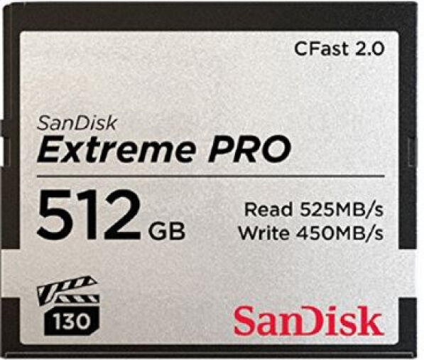 SanDisk CFast 2.0 Extreme Pro - 512GB