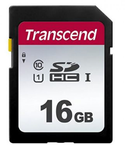 Transcend SDHC Card SDC300S Class10 UHS-I U3 - 16GB