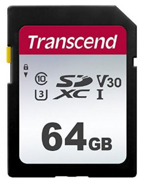 Transcend SDXC Card SDC300S Class10 UHS-I U3 - 64GB